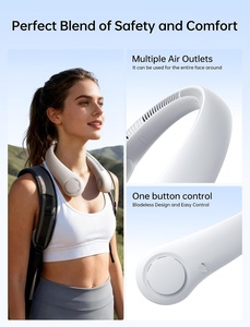 Wearable <b>Mini</b> Air Conditioner Outdoor Sport Cooling Neck <b>Fan</b> Rechargeable Portable Neck <b>Fan</b> - Product Image 5