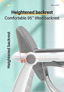 Poussette multifonction anti-jambes en O pour bébés et enfants, trotteur et <span class=keywords><strong>voiture</strong></span> jouet à bascule avec cadre en plastique - Product Image 6