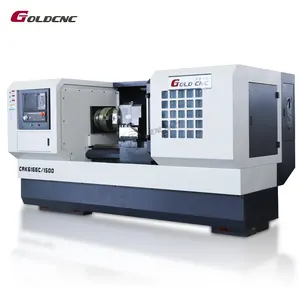 Son otomatik torna cnc torna makinesi metal için 4 eksen CAK6166 cnc torna