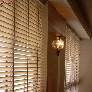 Stores en <span class=keywords><strong>bois</strong></span> de paulownia en tilleul de haute qualité Stores de couleur en <span class=keywords><strong>bois</strong></span> naturel La couleur des lamelles peut être personnalisée - Product Image 5