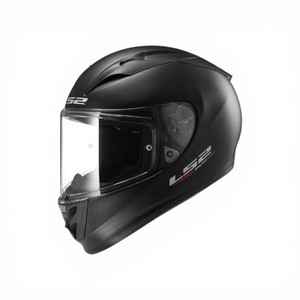Casco Integrale Ls2 Nero in Fibra Composita XL per Moto da Corsa - Product Image 1