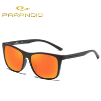 Lunettes de soleil vintage 2026 pour hommes PARANOID, polarisées, en plastique recyclé, bleues, vente en gros Chine, produits tendance, monture PC