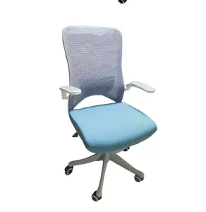 Free Sample Wholesale 2024 Ergonomic Staff Chair Full Cloth Office Chair Computer Office Chair In The Back