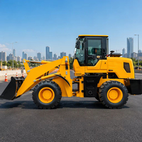 Wheel Loader Diesel 4x4 untuk Penggunaan Multifungsi Pertanian & Konstruksi, Kapasitas Bucket Blade 1.2m