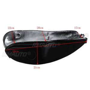 Tanque de Combustible para Motocicleta de 10L 2.6Gal, Tanque de Aceite Estilo Cafe Racer con Llaves y Tapa, Universal para Honda/Yamaha/Suzuki - Product Image 6