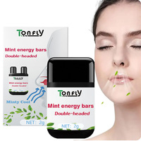 TONFLY Double Trou Inhalateur Nasal Diffuseur Sniffer Herbal Repair Boîte Nasale Rafraîchissant Éveil Cerveau Menthe Aromatisée Bâton Énergétique