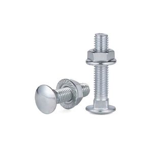 Tornillo de Carrocería con Cabeza Esférica y Rosca Métrica de Acero al Carbono Grado 8.8, Galvanizado en Zinc de Alta Resistencia, Fabricado en China - Product Image 2