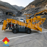 Cargadora de Minería de 50 Toneladas para Bolivia, Cargadora de Minería Diésel de 25 HP con Neumáticos Sólidos y Brazo Trasero Plegable para Trabajos de Excavación en Túneles Mineros