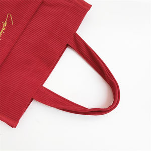 Bolso Tote Informal Estilo Japonés Golife para Mujer, Impermeable, Material de Pana, Cierre de Cremallera, Color Sólido de Poliéster, para Estudiantes y Trabajo - Product Image 2