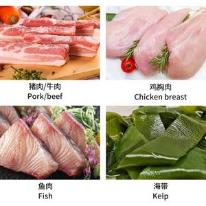 Máquina cortadora de tiras de carne multifuncional de acero inoxidable Máquina cortadora de cubos de pollo de carne fresca - Product Image 3