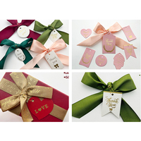 Dekoration Small Tag Benutzer definierte Blumen etikett Hot Stamp ing Kraft Hochzeit Candy Weihnachts geschenk Danke Karte Retail Display