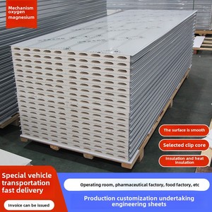 Máy móc sản xuất magiê oxychloride Hội Đồng Quản trị bụi-miễn phí hội thảo chống cháy bánh sandwich bảng phân vùng tường trần lõi - Product Image 4