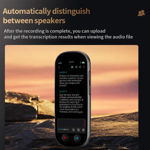 Enregistreur <span class=keywords><strong>vocal</strong></span> numérique VORMOR M4 AI avec fonction ChatGPT, prise de notes, transcription de réunion, résumé, carte mentale - Product Image 2