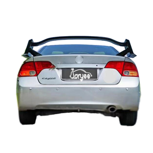 Alerón Trasero de Fibra de Carbono para Maletero, Accesorio de Tuning, Kit de Carrocería con Ala Tipo <span class=keywords><strong>R</strong></span> FD2 de 8.ª Generación para <span class=keywords><strong>Honda</strong></span> <span class=keywords><strong>Civic</strong></span> 2012-2016 - Product Image 1