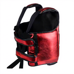 Haute qualité MMA boxe corps protecteur en cuir poitrine garde anti-dérapant respirant ventre Pad pour Arts martiaux karaté et entraînement - Product Image 2