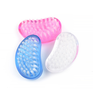 Brosse à poussière pour ongles en forme de coquille, brosse de nettoyage en plastique pour nail art, brosse douce pour le nettoyage des ongles et des orteils, outil de nettoyage pour salon de manucure - Product Image 1