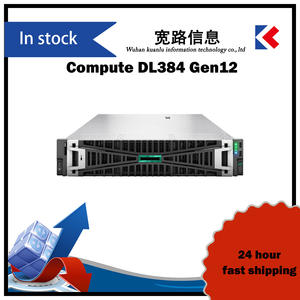 Сервер DL384 Gen12 2U с двумя сокетами AMD для установки в стойку, до 6 ТБ DDR5 Smart Memory, PCIe Gen5 для виртуализации баз данных и ИИ-вычислений - Product Image 1
