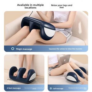 Masseur de pieds et de jambes électrique rechargeable à acupression et vibrations, avec contrôle de la minuterie, pour la thérapie et l'amélioration de la circulation sanguine - Product Image 2