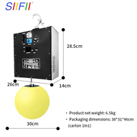 Sistema de Iluminación Cinética Inteligente, Bola LED Elevadora con Control DMX, Luz Esférica para Producción de Eventos