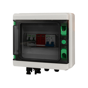Weatherproof Solar PV <strong>Combiner</strong> <strong>Box</strong> 1 String AC+DC with Overcurrent Protection - IP65 Plastic Junction <strong>Box</strong> for PV System - Product Image 2