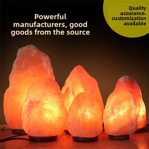 Factory-supplied Himalayan Rose-salt Crystal <strong>Lamps</strong> Modern Minimalist Design Stepless Dimming DIY Aromatherapy Night Lights - Product Image 3
