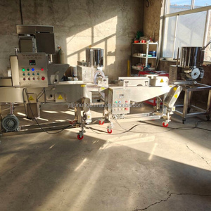 Petite ligne de production de machines automatiques pour la fabrication de galettes de viande pour hamburgers et de blocs de nuggets de poulet, très demandée - Product Image 5