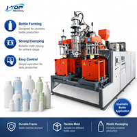 Machine de moulage par extrusion-soufflage directe usine pour la production de contenants cosmétiques creux en PEHD de 100 ml à 1 L