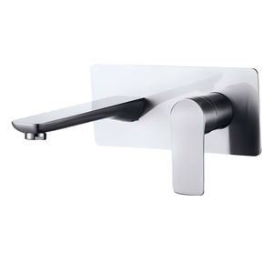 Grifo de Lavabo Moderno de Latón para Baño, Montado en la Pared, con Acabado Cromado, Grifería Sanitaria para Lavamanos - Product Image 1
