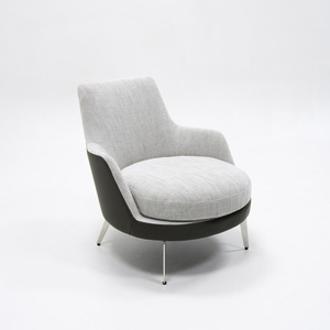 Custom <b>Recliner</b> <b>Armchair</b> Fabric Cowhide Modern Leisure Single Living Room Chairs Home Furniture Apartment Office Hotel Villa - Product Image 2