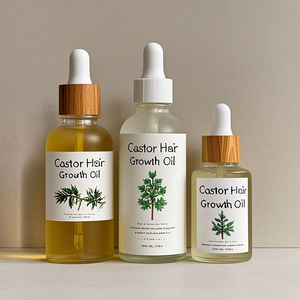 Aceite de Ricino de Marca Privada al por Mayor, Fórmula 100% Pura para Fortalecer el Cabello, Barba y Piel Afro - Product Image 4