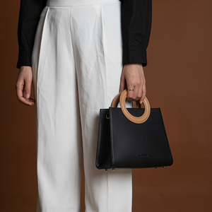 <span class=keywords><strong>Sac</strong></span> à main en <span class=keywords><strong>cuir</strong></span> personnalisé BSCI, <span class=keywords><strong>sac</strong></span> à main élégant <span class=keywords><strong>noir</strong></span> pour femmes, <span class=keywords><strong>sac</strong></span> à main <span class=keywords><strong>de</strong></span> luxe en <span class=keywords><strong>cuir</strong></span> véritable avec poignée ronde - Product Image 6