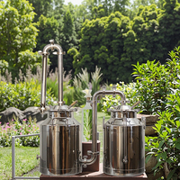 Professionnel 30L 50L Distillateur d'Huiles Essentielles en Acier Inoxydable Équipement de Distillation à Vapeur pour Lavande, Menthe Poivrée, Rose