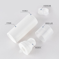 Emballage cosmétique Sérum Lotion Crème Pour Le Visage Bouteille Sous Vide 30ml 50ml 80ml 100ml Pp Plastique Airless Distributeur Pompe Bouteille