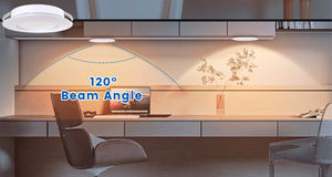 Lumière LED pour placard <span class=keywords><strong>de</strong></span> <span class=keywords><strong>cuisine</strong></span> miniature homologuée ETL, lumières LED en forme <span class=keywords><strong>de</strong></span> disque, 3 pouces, 3 W, à intensité variable, lumière <span class=keywords><strong>sous</strong></span> l'armoire - Product Image 6