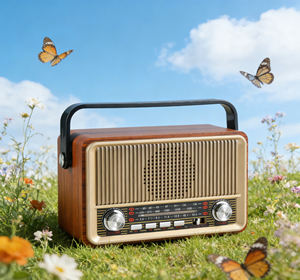 AM/FM/SW 3 Bantlı USB/TF <span class=keywords><strong>MP3</strong></span> Çalar AUX Girişli DC 5V Lityum Pilli Bluetooth Özellikli - Product Image 3