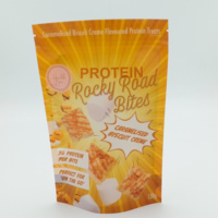 Sachet refermable autoportant 100 % recyclable en PE/PE, laminé, résistant à l'humidité, imprimé sur mesure pour l'emballage alimentaire (lait et gelée)