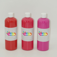 Peinture acrylique en gros de 500 ml avec une forte teneur en pigments, aquarelle liquide pour verre, céramique, toile et papier