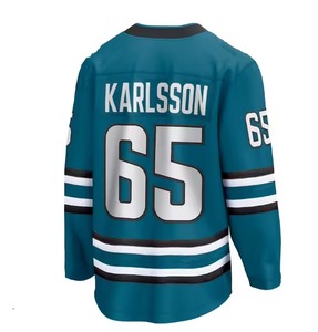 Wholesale Custom OEM Service Front/<b>Back</b> Logo Quick Dry <b>Heat</b>-Transfer Printed Striped 100% Polyester Unisex Adult Ice Sports - Product Image 4