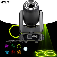 DMX512 IP20 150W RGB Beam Spot Gobo avec effet d'anneau LED pour éclairage de scène, fête, KTV, événement, club, DJ, mariage