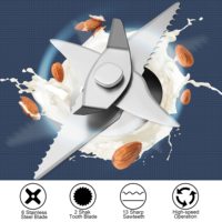 Machine à lait de soja portable 6 fonctions, presse-agrumes, mixeur auto-nettoyant avec filtration intégrée, mini-machine à lait de soja