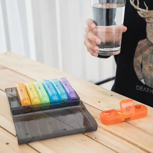 6 Compartments Portable Medicine <b>Container</b> Mini Dust Proof Pill Dispenser Case Travel <b>Tablet</b> Storage Pill Box - Product Image 4