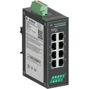 Wieland WIENET FS <b>8</b>-PN-W Industrial Ethernet <b>Switch</b> <b>8</b> <b>Ports</b> 10 100Mbps VLAN Support Full Duplex Half Duplex - Product Image 1