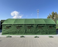 Carpa de Lona Grande para las Cuatro Estaciones, de 3 Capas, con Arco de Acero, para Clima Frío