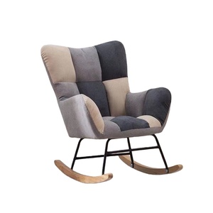 Poltrona Moderna Nordica in Velluto Confortevole, Sedia Singola per <span class=keywords><strong>Soggiorno</strong></span>, Garanzia di 3 Anni, Opzioni di Colore - Product Image 4