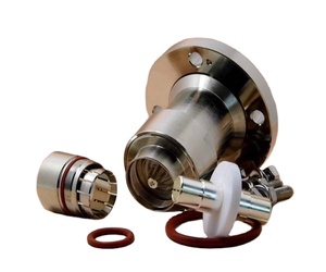 Connettore Coassiale RF Impermeabile a Flangia Dritta EIA da 1-5/8" in Ottone a Quattro Stelle 1P PTFE per Cavo Alimentatore in Schiuma da 7/8" - Product Image 3