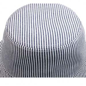 Sombrero de Pescador de Lona a Rayas Unisex para Bebés con Logotipo Personalizado, Transpirable, para Playa y Uso Diario - Product Image 3