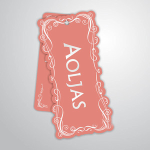 Étiquettes <span class=keywords><strong>pour</strong></span> pinces à cheveux, étiquettes de mode de luxe, étiquettes personnalisées en papier cuivré - Product Image 1