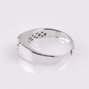 Anello di Alta Qualità per Uomo Gay Placcato Oro 18k con Zirconia Cubica Anelli in Argento Sterling con Gemme Gioielli Anello con Zirconia Cubica per Uomo - Product Image 3