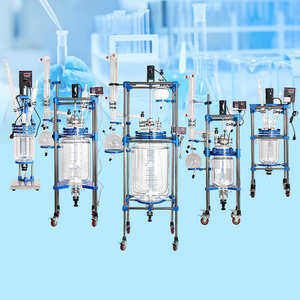 Reactor químico grande de vidrio revestido de 150L para lote industrial - Product Image 5