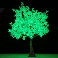 Großhandel IP65 Metall Outdoor Garten Landschaft Hochzeitsdekoration Künstlicher Warmweiß Leuchtender LED-Weihnachtsbaum